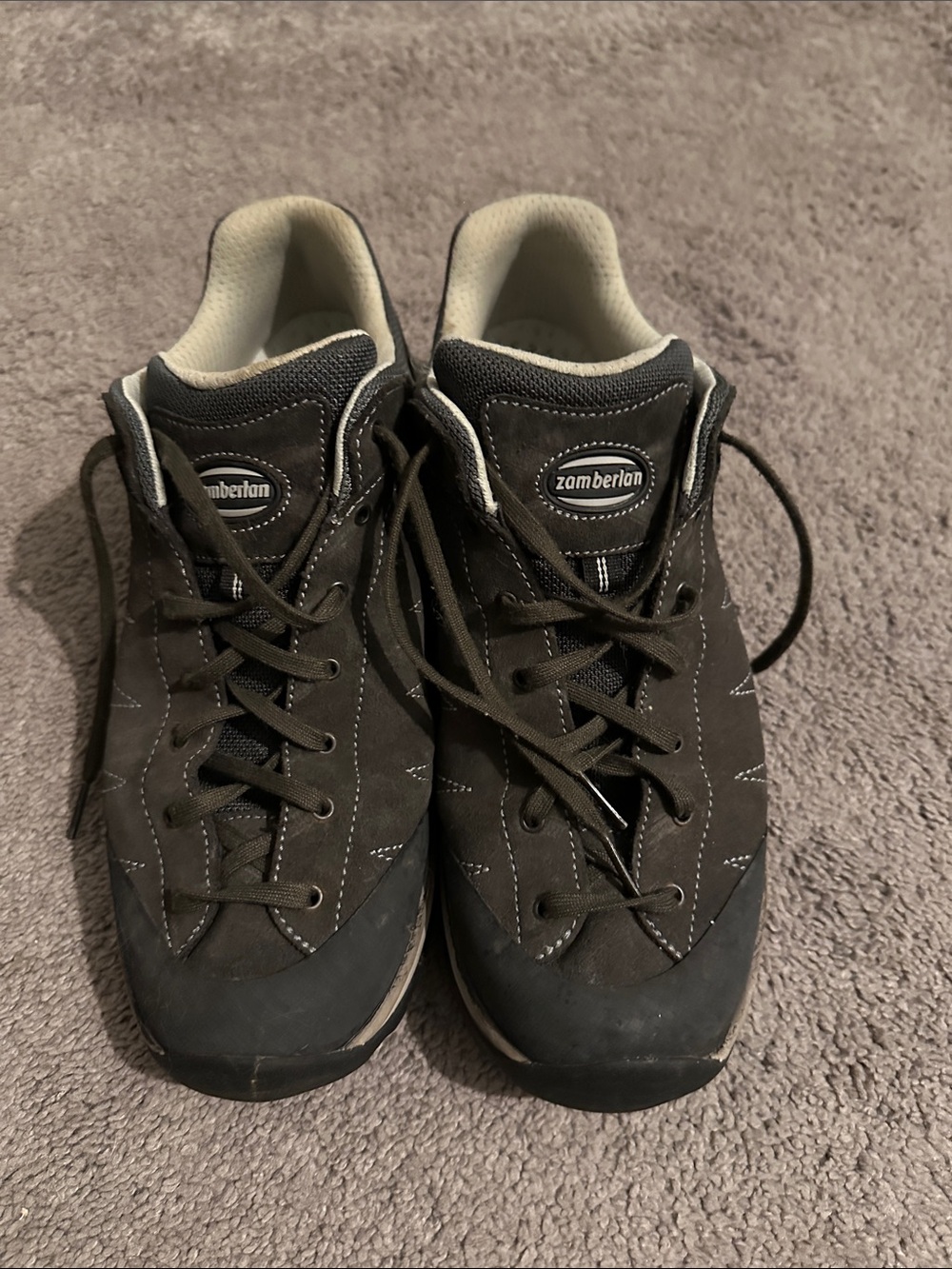 Zamberlan Men's Dark Brown Athletic Lace-Up Shoes